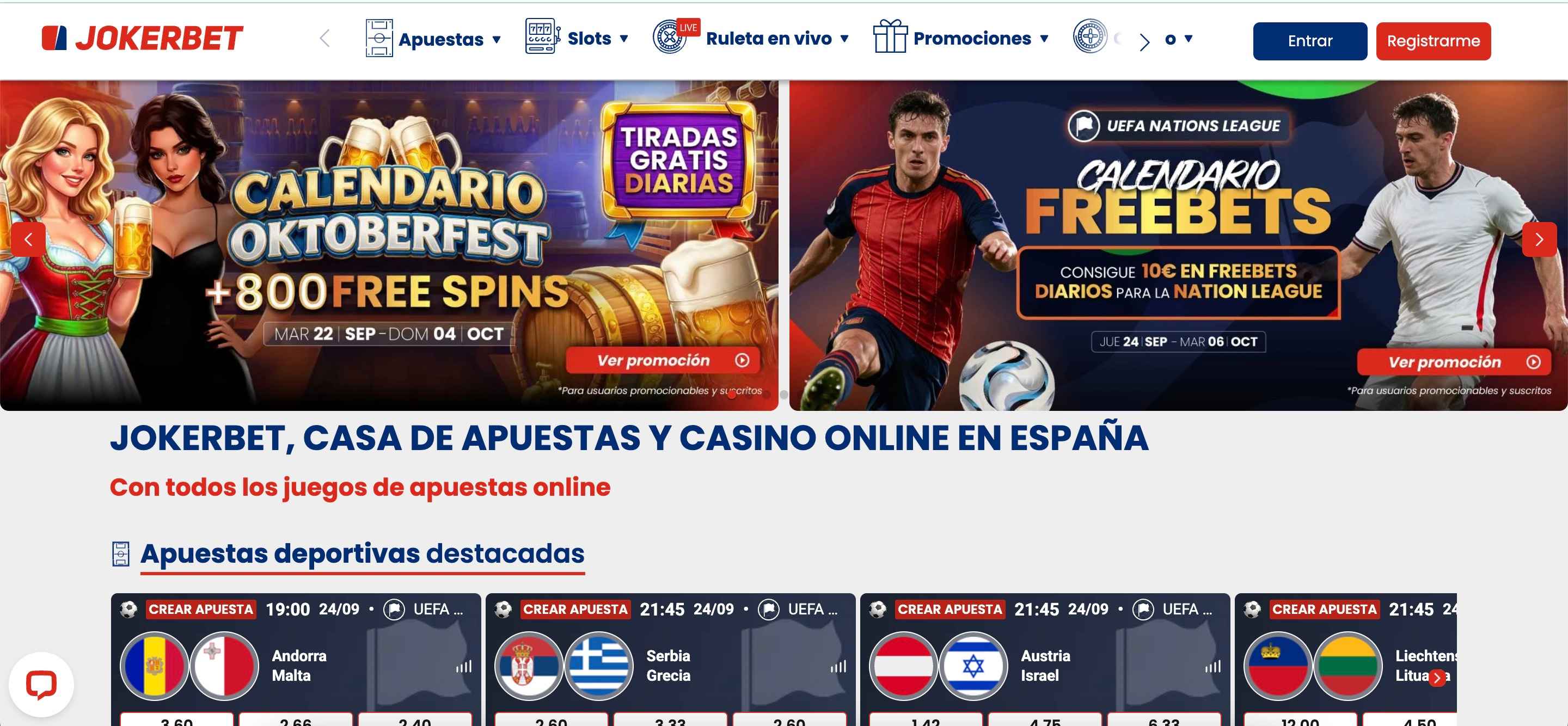 Reseña del casino Jokerbet (2026)